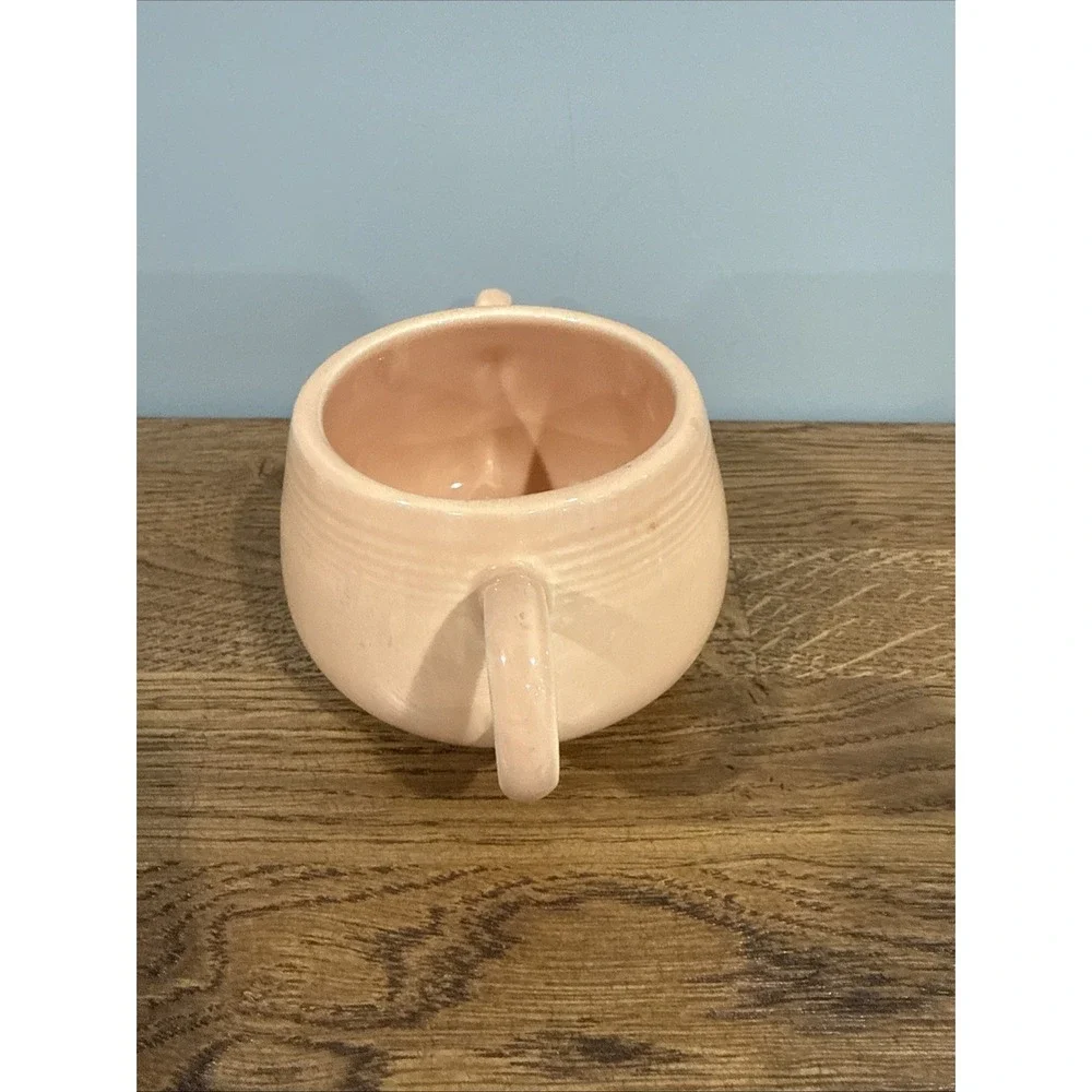3 Piece Set- Vintage Fiestaware Sugar Creamer‎ Tray Set Apricot